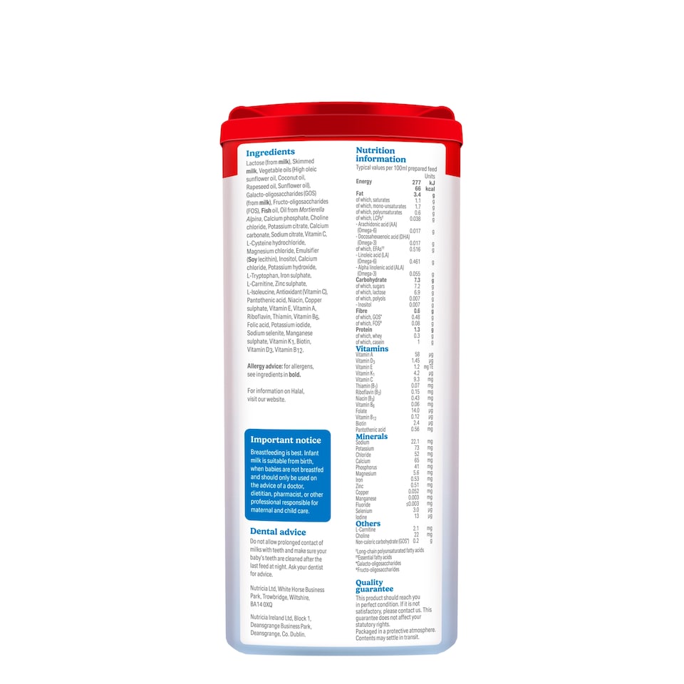 image 1 of Cow & Gate Hungry First Baby Milk Formula Powder 0-12 Months 800g