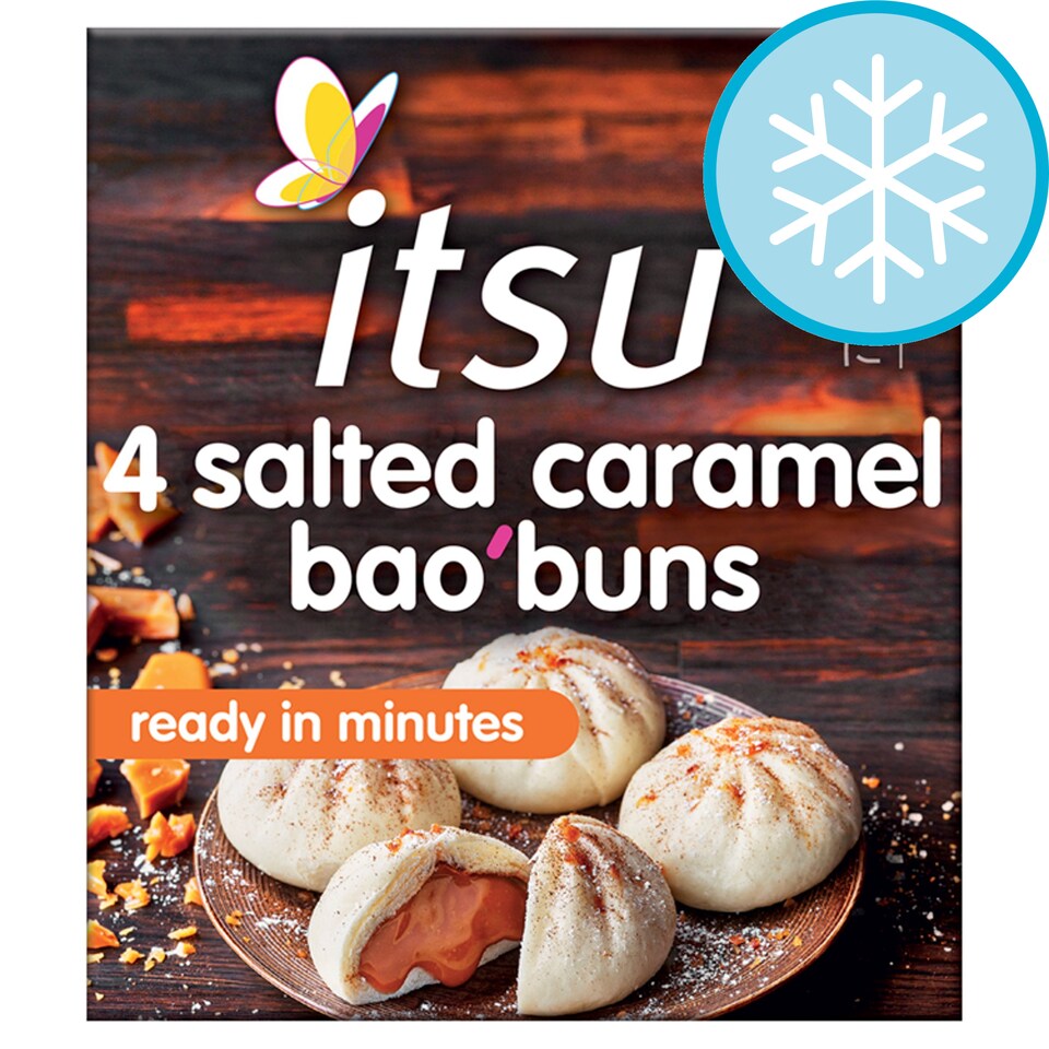 Itsu Salted Caramel Bao Buns 4 X 45G Tesco Groceries