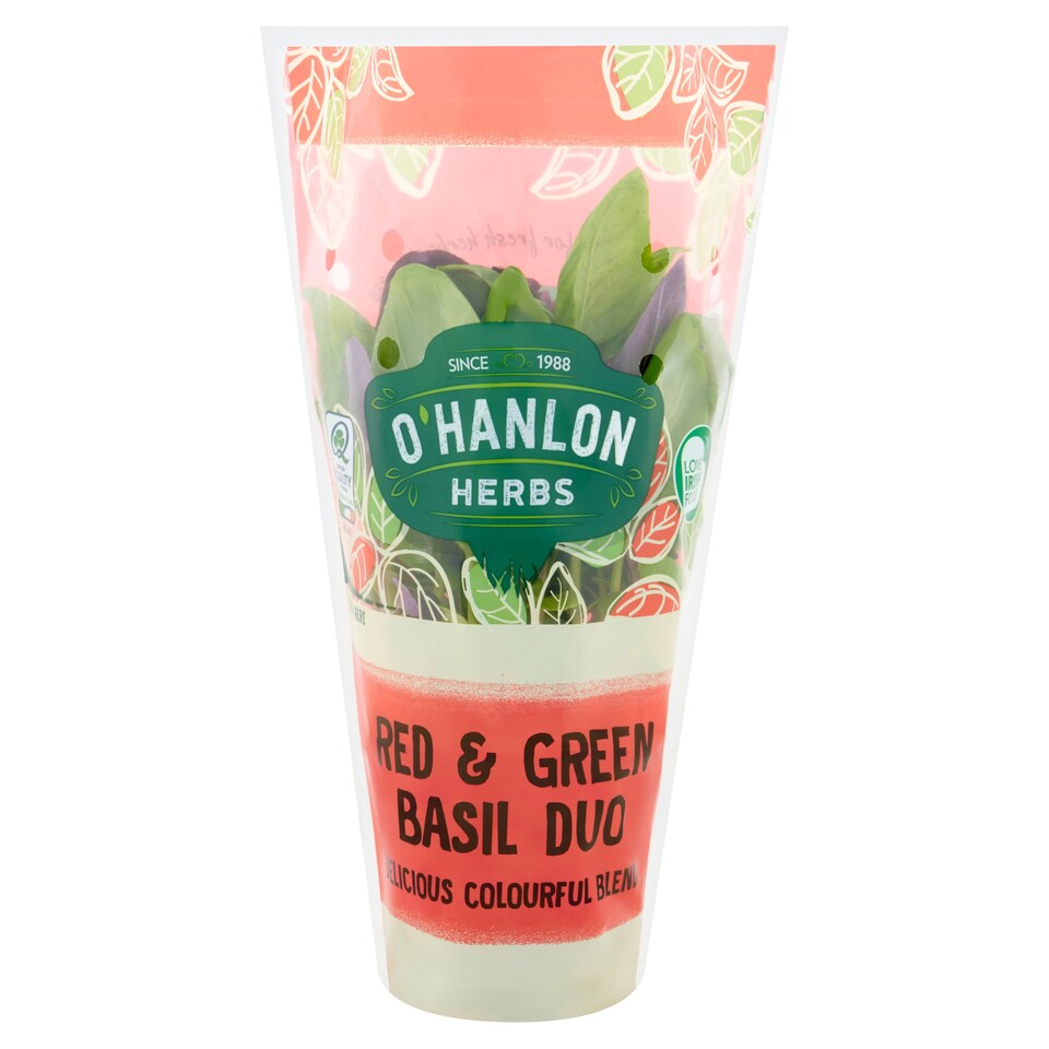 O'Hanlon Herbs Red & Green Basil Duo