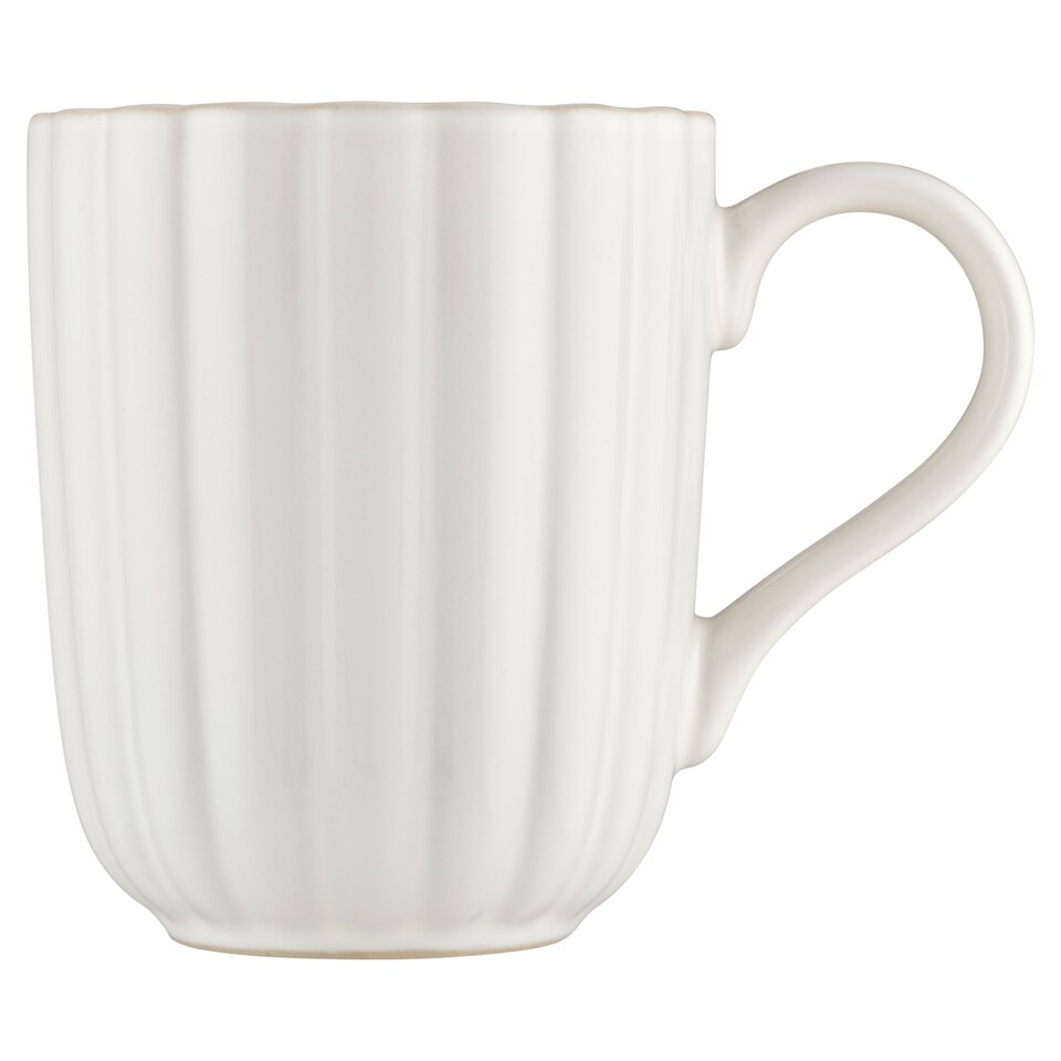 Fox & Ivy Cream Petal Mug