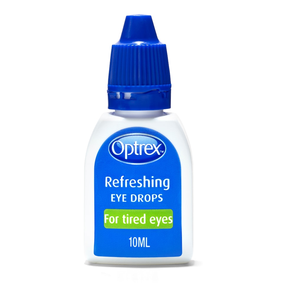 image 1 of Optrex Refreshing Eye Drops For Tired Eyes Revitalises 10ml