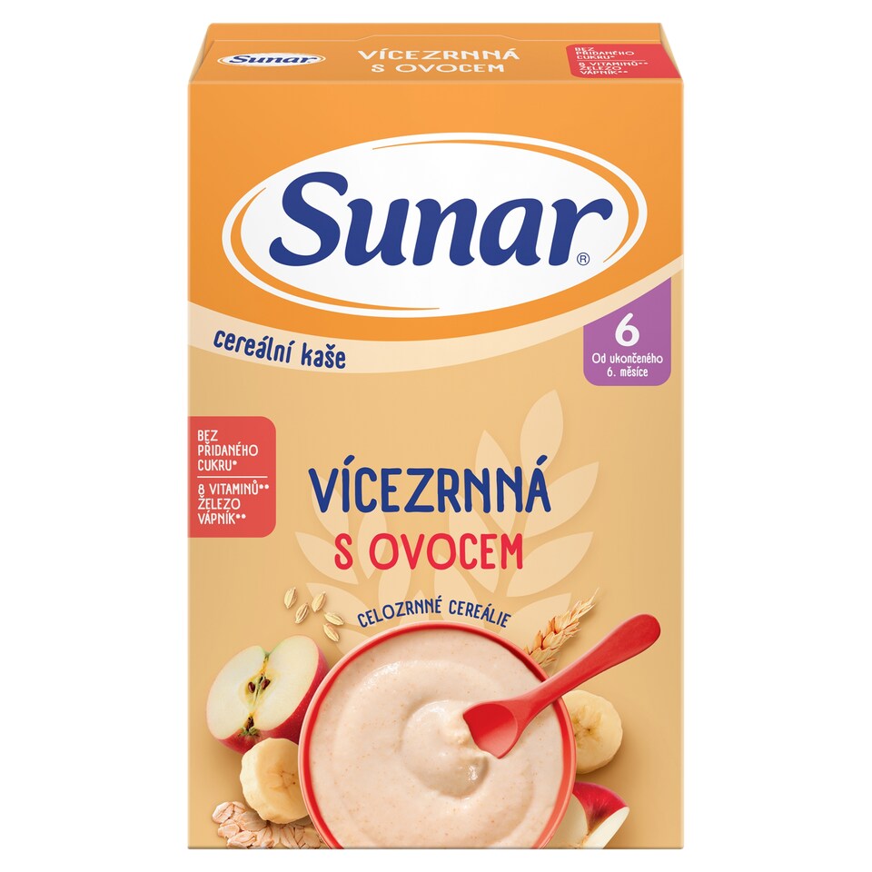 Sunar Multigrain Cereal Porridge with Fruit 210 g
