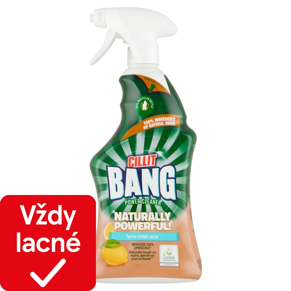obrázok 1 z Cillit Bang Prirodzene účinný odstraňovač vodného kameňa 750 ml