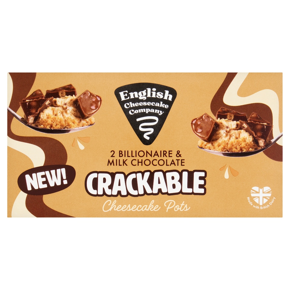 English Cheesecake Company Billionaire Milk Chocolate Cheesecake 2x90g