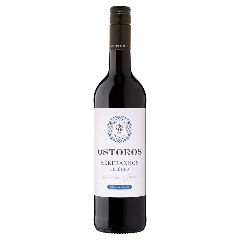 image 1 of Ostorosbor Felső-Magyarországi Kékfrankos Semi Sweet Red Wine 12% 750 ml