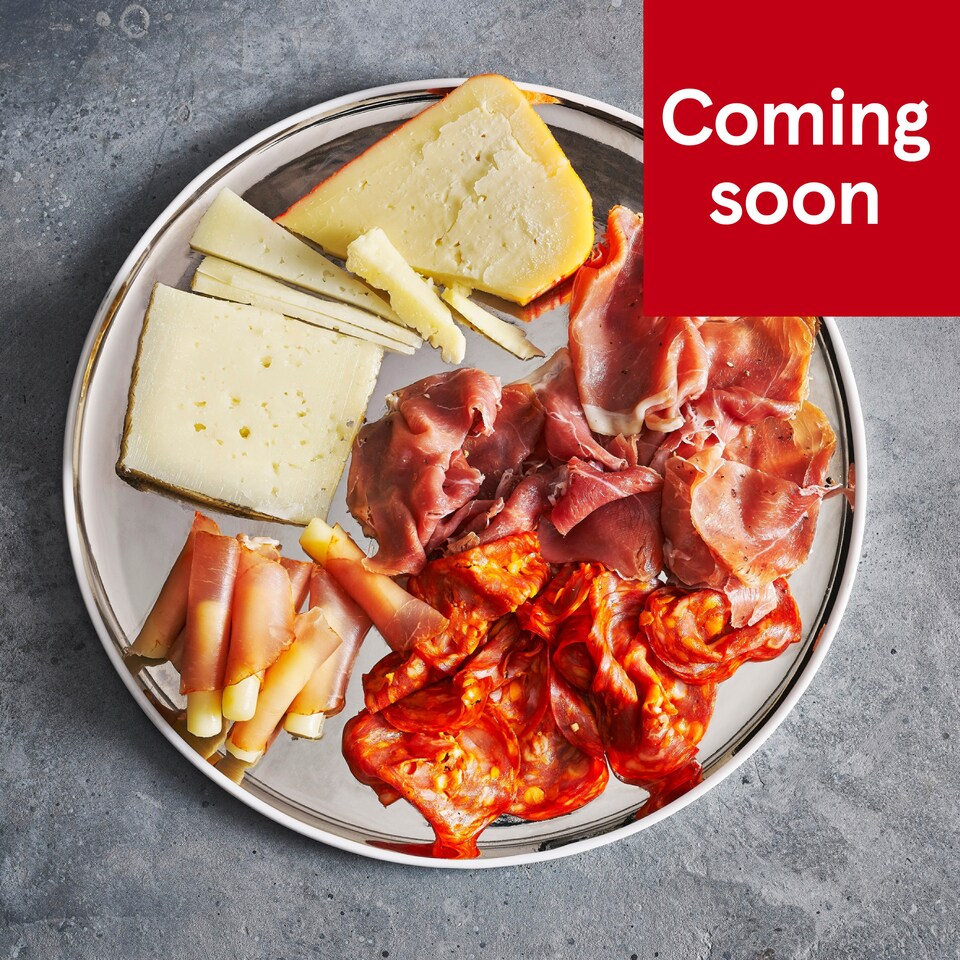 90. Tesco Finest Spanish Cured Meat & Cheese Platter 665g (Serves 10)