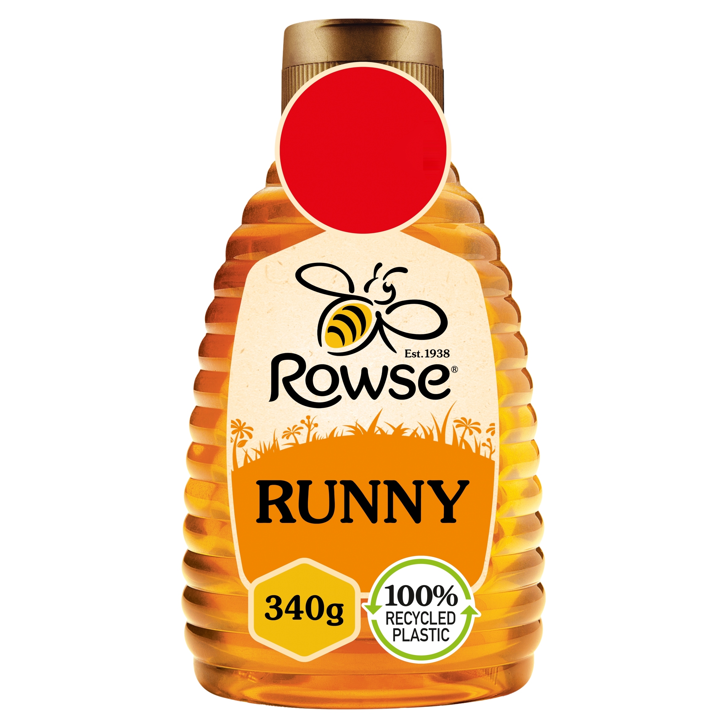 Rowse Squeezy Clear Honey 340G