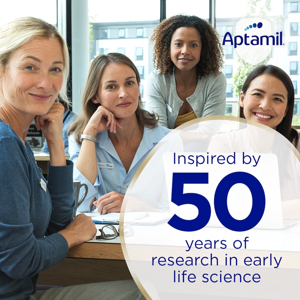 image 1 of Aptamil Advanced 1 First Baby Milk Formula Liquid Ready to Feed from Birth 4x200ml