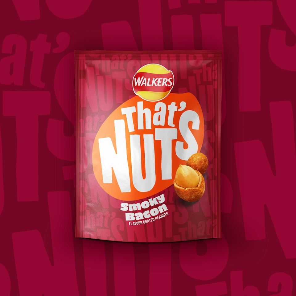 image 1 of Walkers Thats Nuts Smoky Bacon 160g