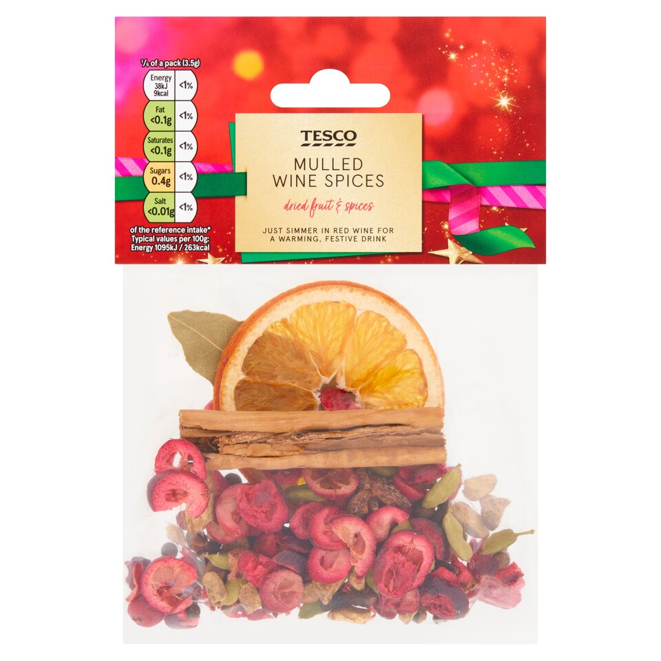 Tesco Mulled Wine Spices 21G