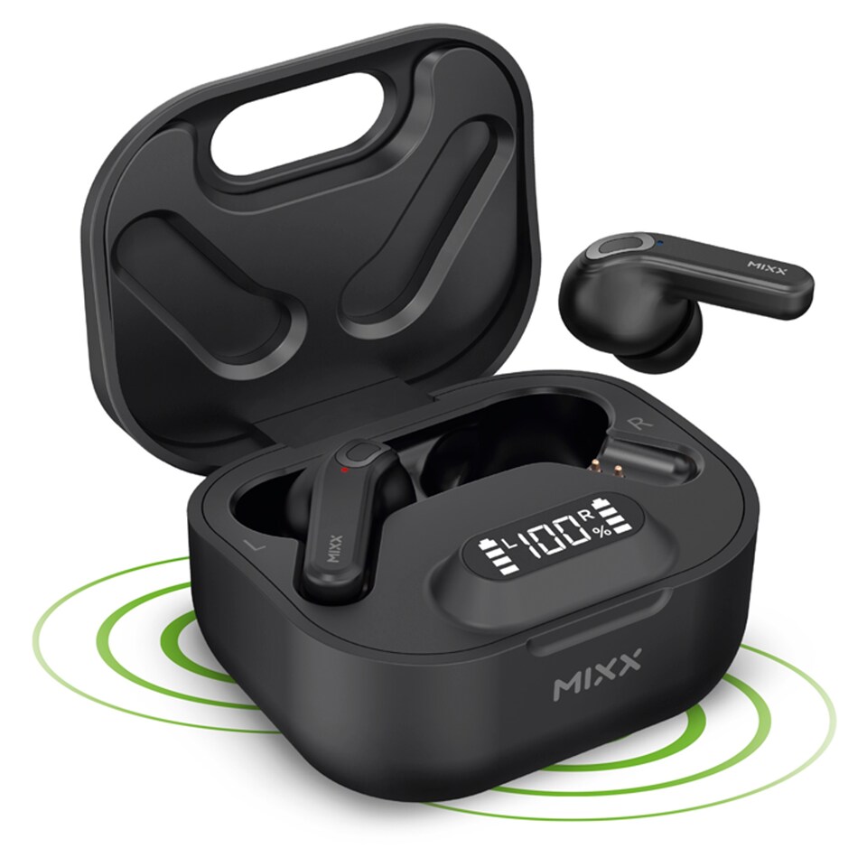Mixx Streambuds Mini Charge Earphones Black
