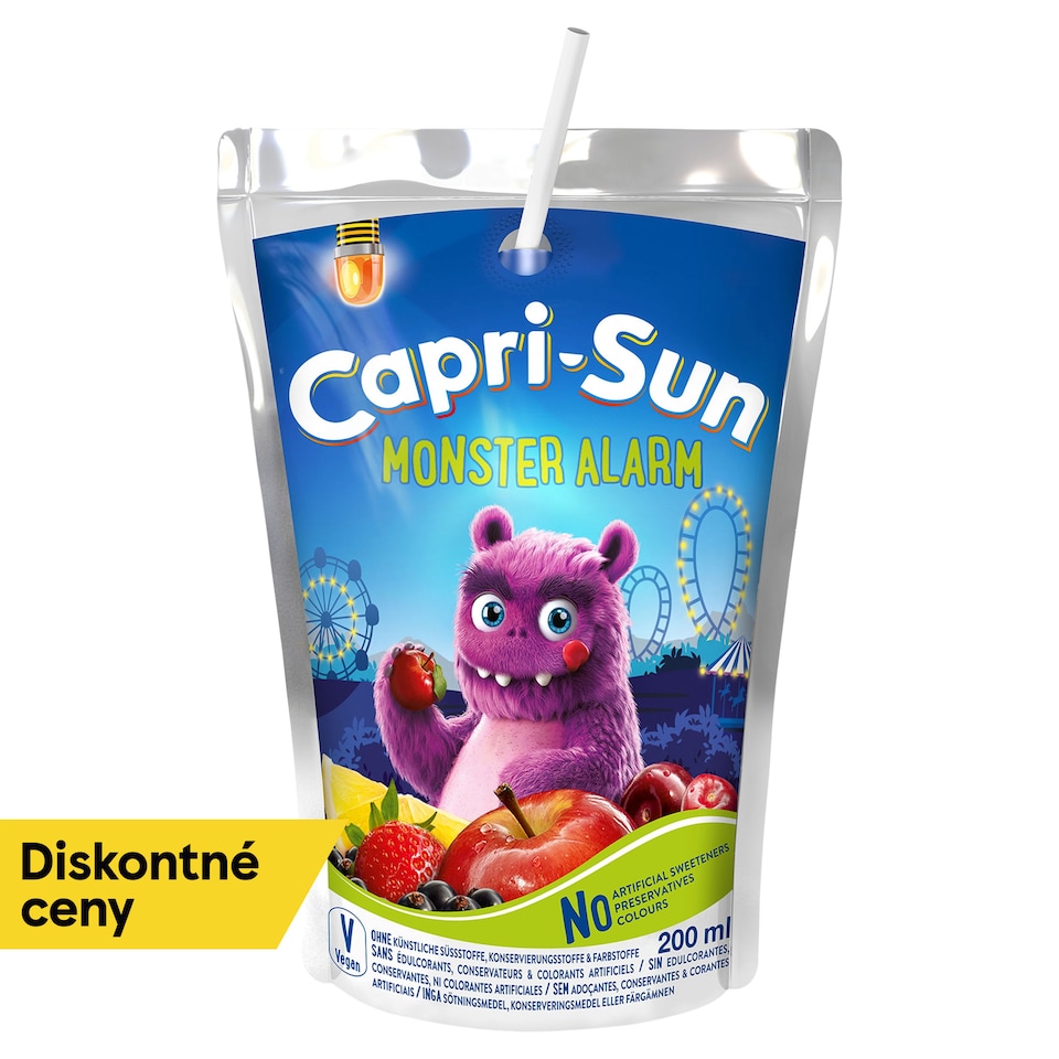 Capri-Sun Monster Alarm ovocný nápoj 200 ml