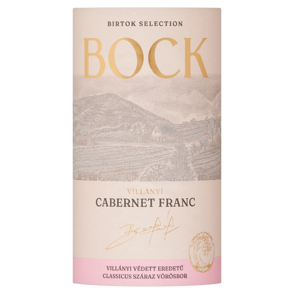 Bock Villányi Cabernet Franc classicus száraz vörösbor 14,5% 750 ml  1. kép