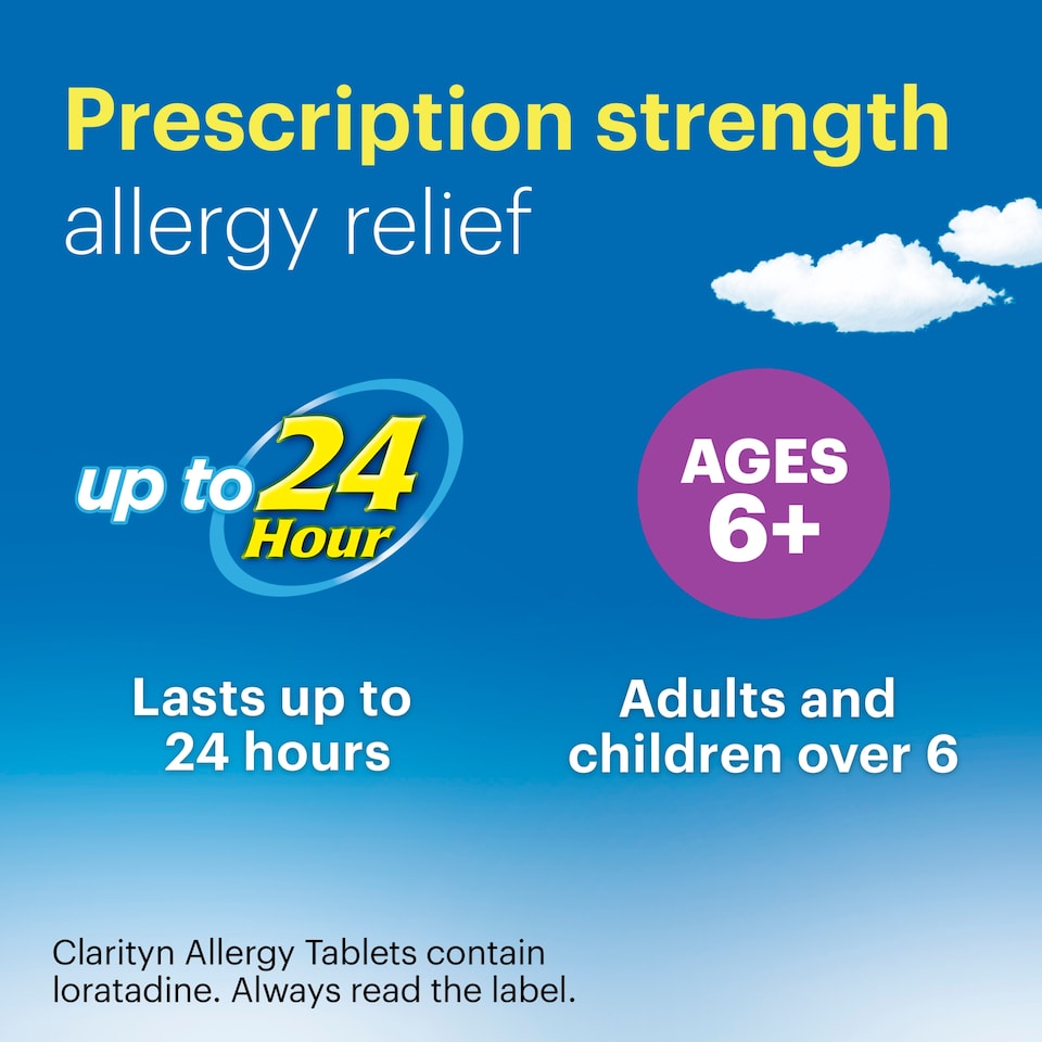 image 1 of Clarityn Allergy 10mg Tablets Loratadine 30s
