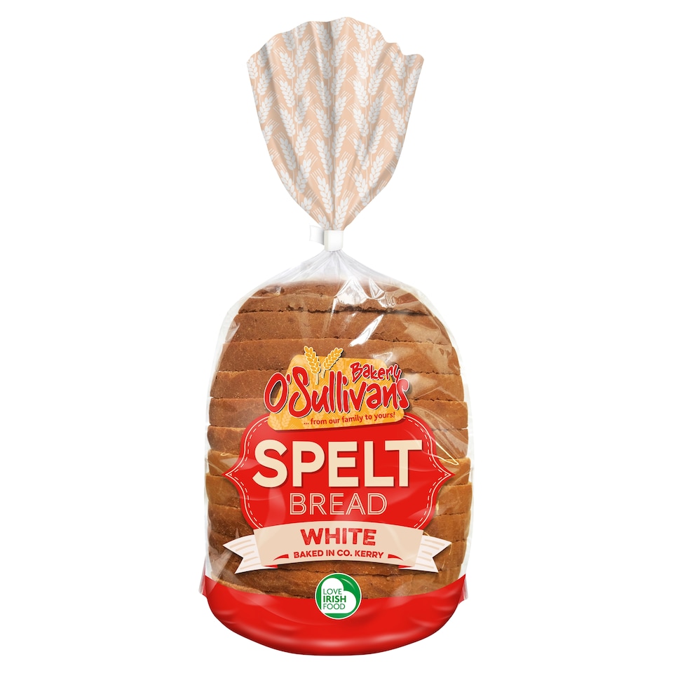 White Sliced Spelt Bread Single Loaf 430G