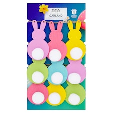 Tesco Easter Bunny Pom Pom Garland