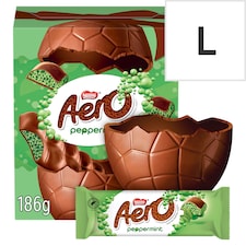 Aero Peppermint Milk Chocolate Easter Egg With Bar 186G