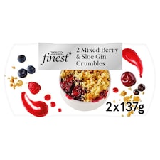 Tesco Finest Mixed Berry & Sloe Gin Crumbles 273g