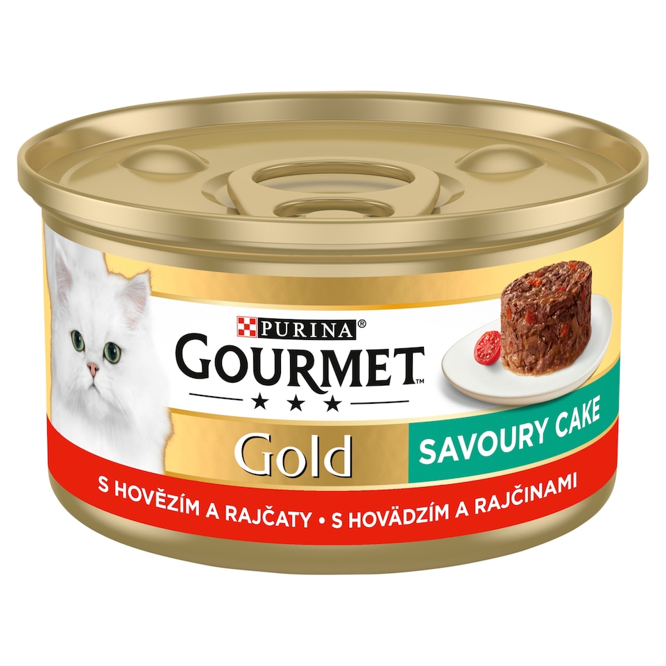 obrázok 1 z Gourmet Gold Savoury Cake konzerva pre mačky hovädzie 85 g