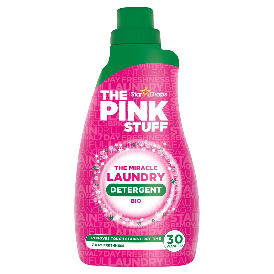 Stardrops The Pink Stuff Laundry Detergent Biological 960Ml