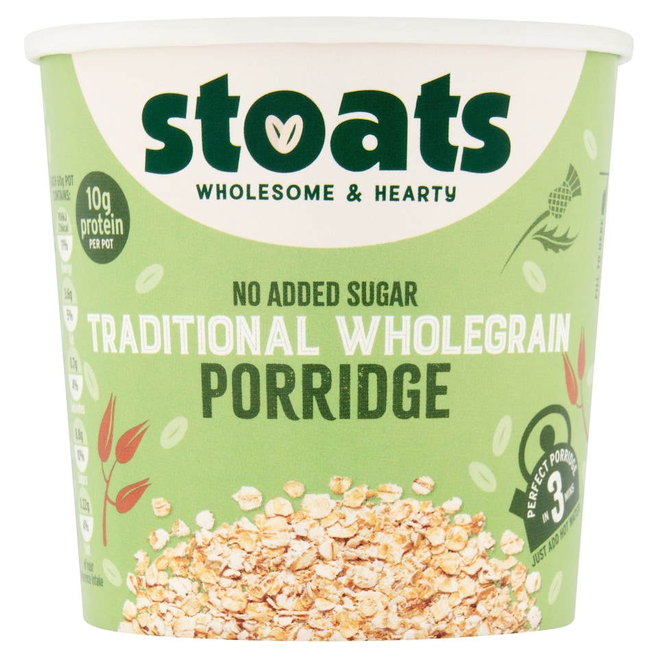 Stoats Classic Scottish Porridge Pots 60G (L)