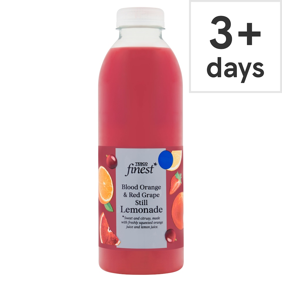 Tesco Finest Spanish Blood Orange & Red Grape Lemonade 750ml