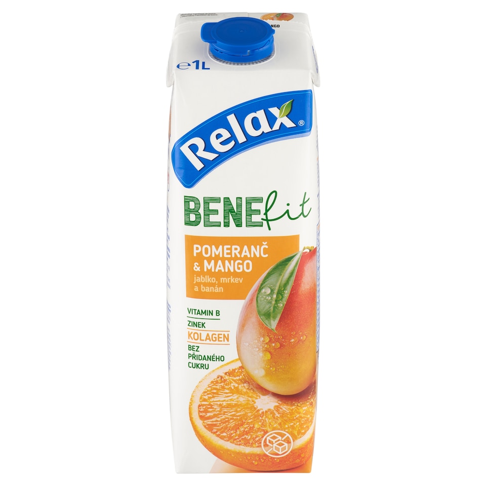 image 1 of Relax Benefit Orange and Mango, Apple, Carrot and Banana 1 L