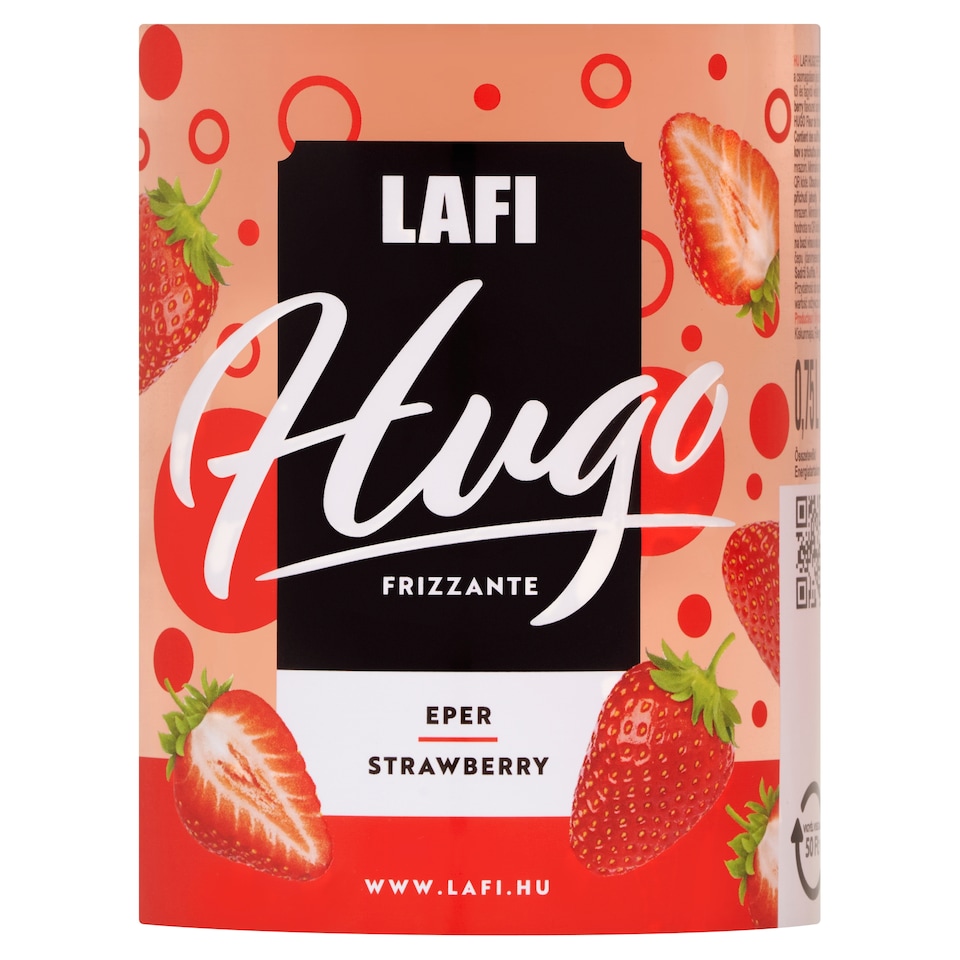 Lafi Hugo eper ízű szénsavas boralapú koktél 7% 0,75 l 1. kép