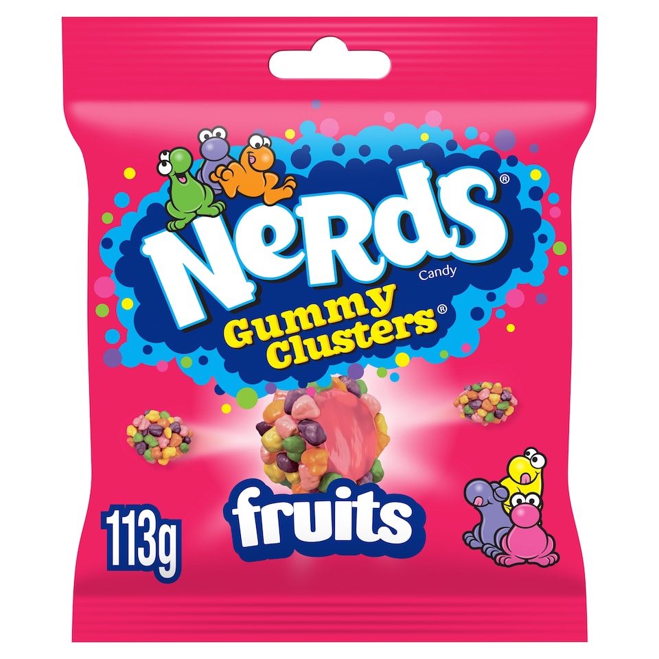 image 1 of Nerds Gummy Clusters Candy - Fruits 113g