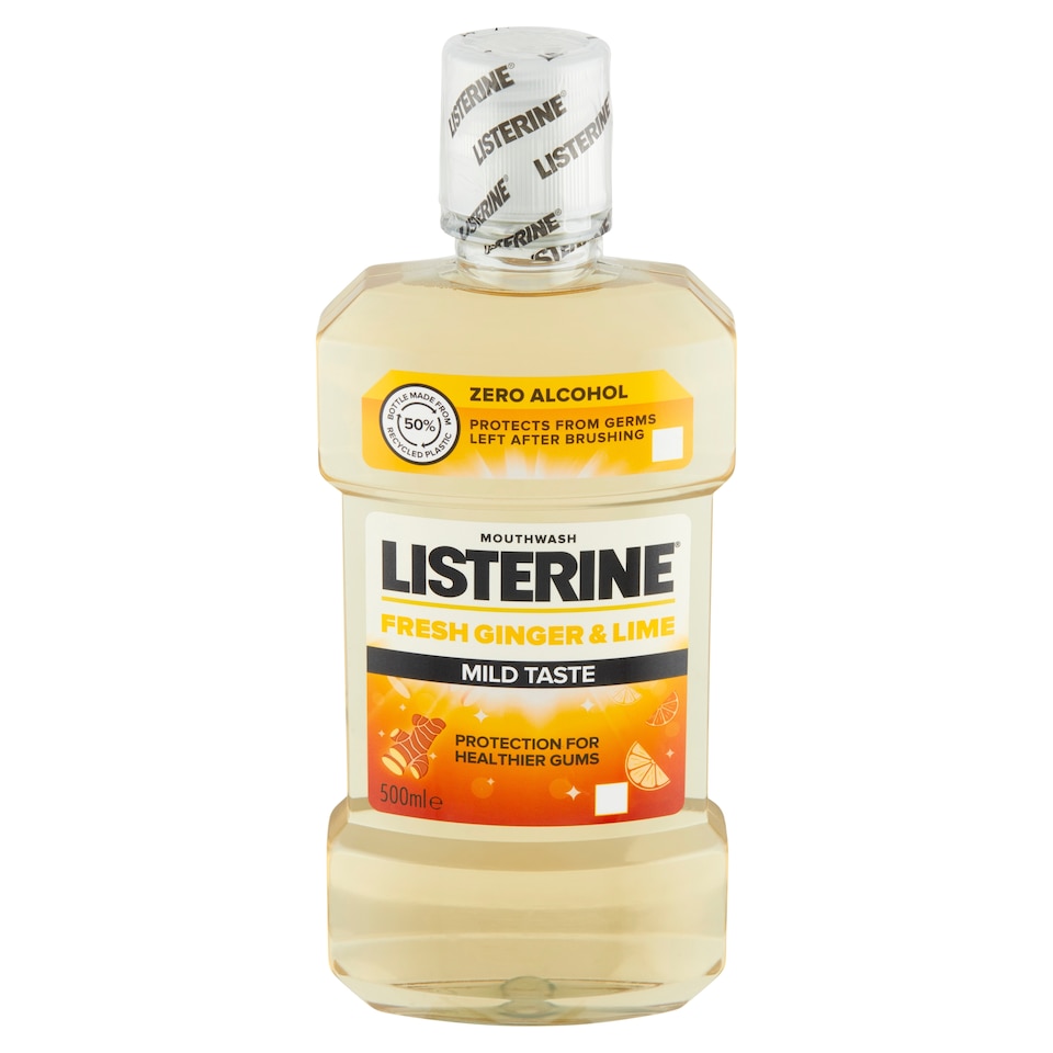 obrázok 1 z LISTERINE Fresh Ginger & Lime Mild Taste ústna voda 500 ml