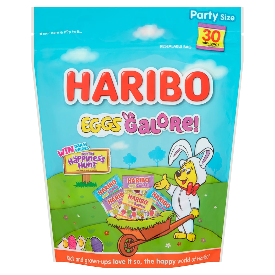image 1 of Haribo Eggs Galore Party Siz Mini Bags 480G