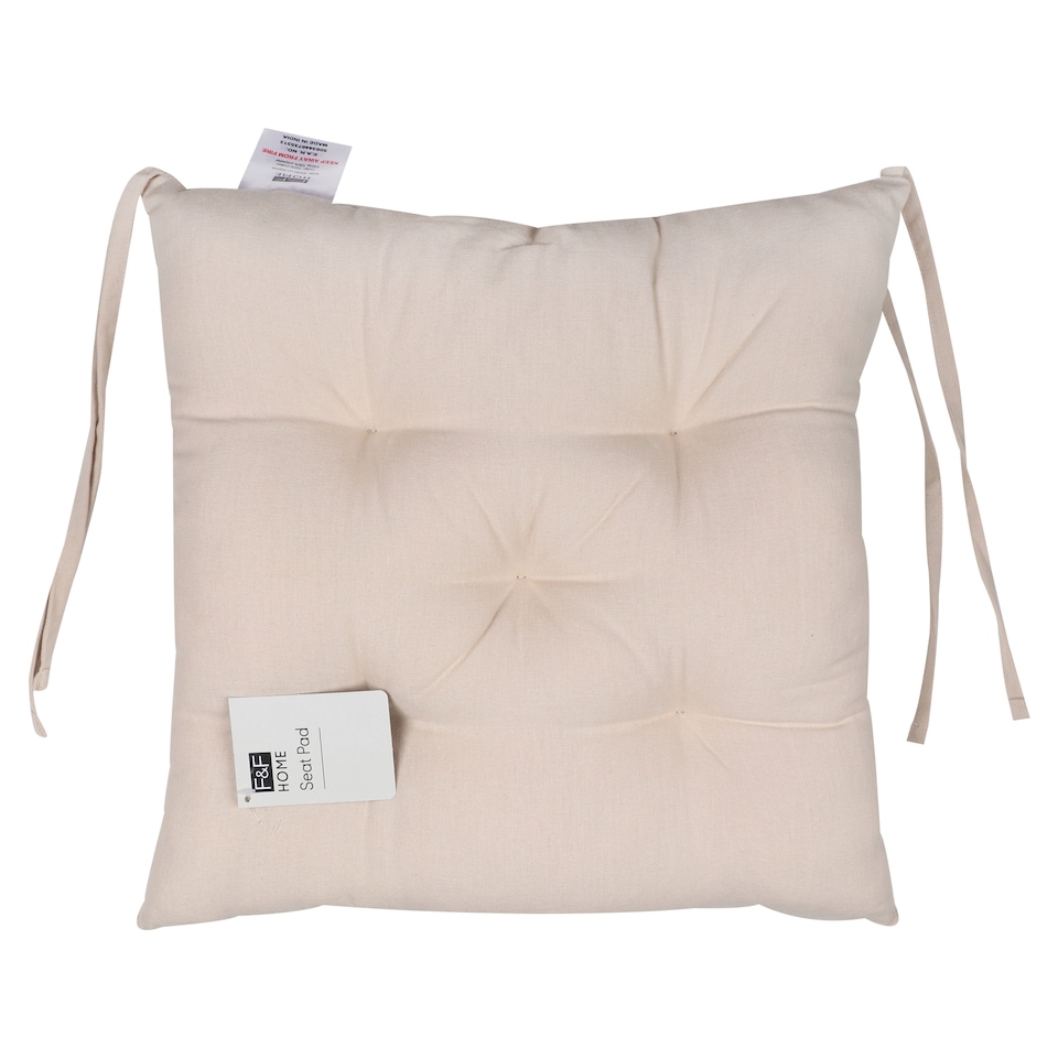F&F Home Cream Seat Pad