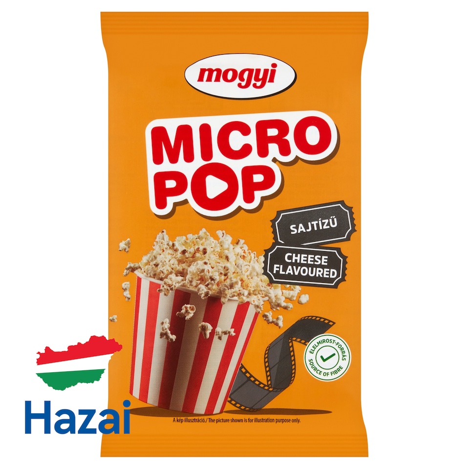 Mogyi Micro Pop sajtízű, mikrohullámú sütőben elkészíthető pattogatni való kukorica 100 g