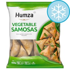 Humza Frozen Vegetable Samosas 20 Pieces 650g