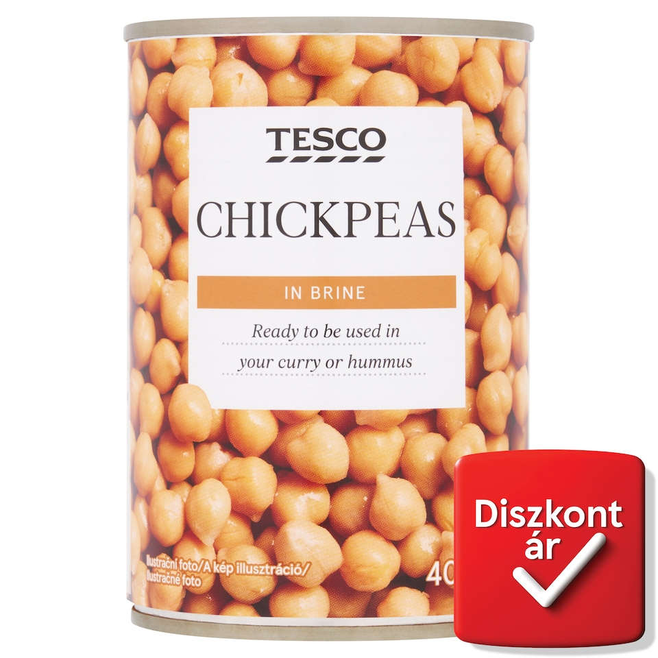 Tesco csicseriborsó sós lében 400 g
