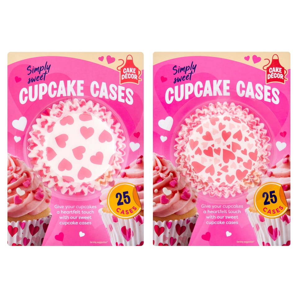 image 1 of Cake Decor Cupcake 25 Cases
