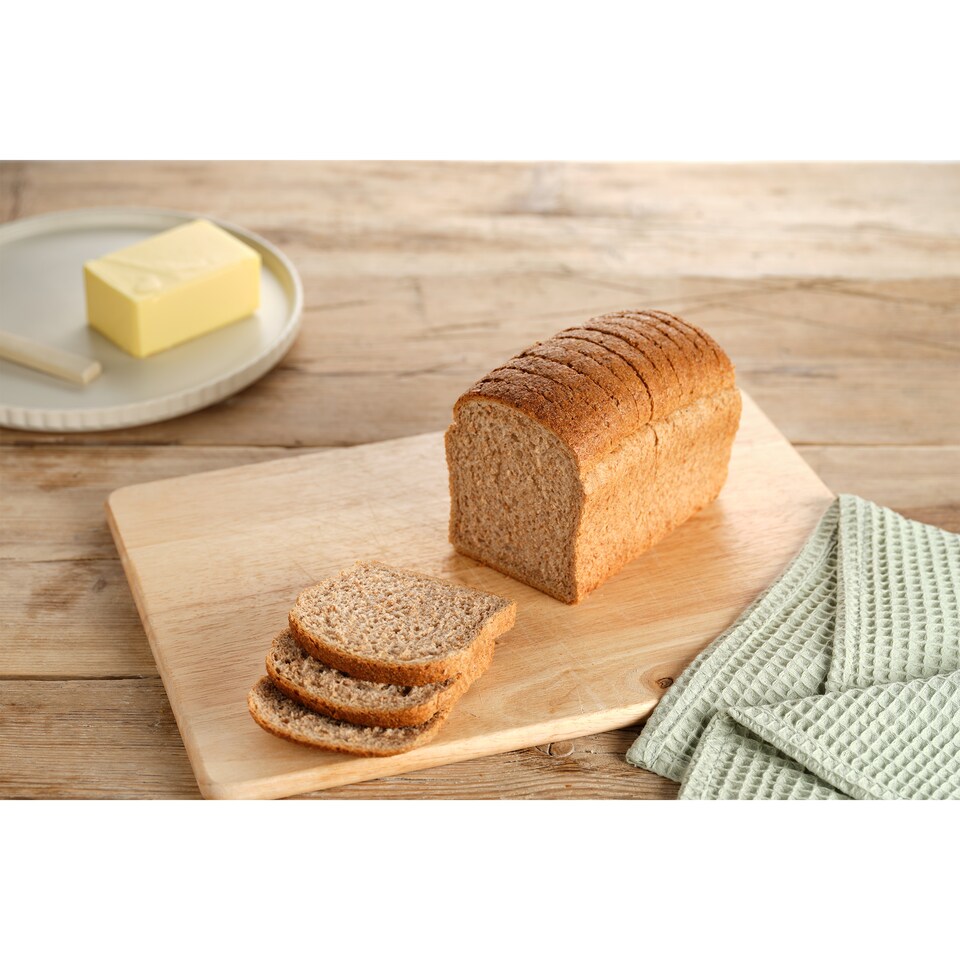 image 1 of Tesco Hi Fibre Wholemeal Loaf 400G Sliced