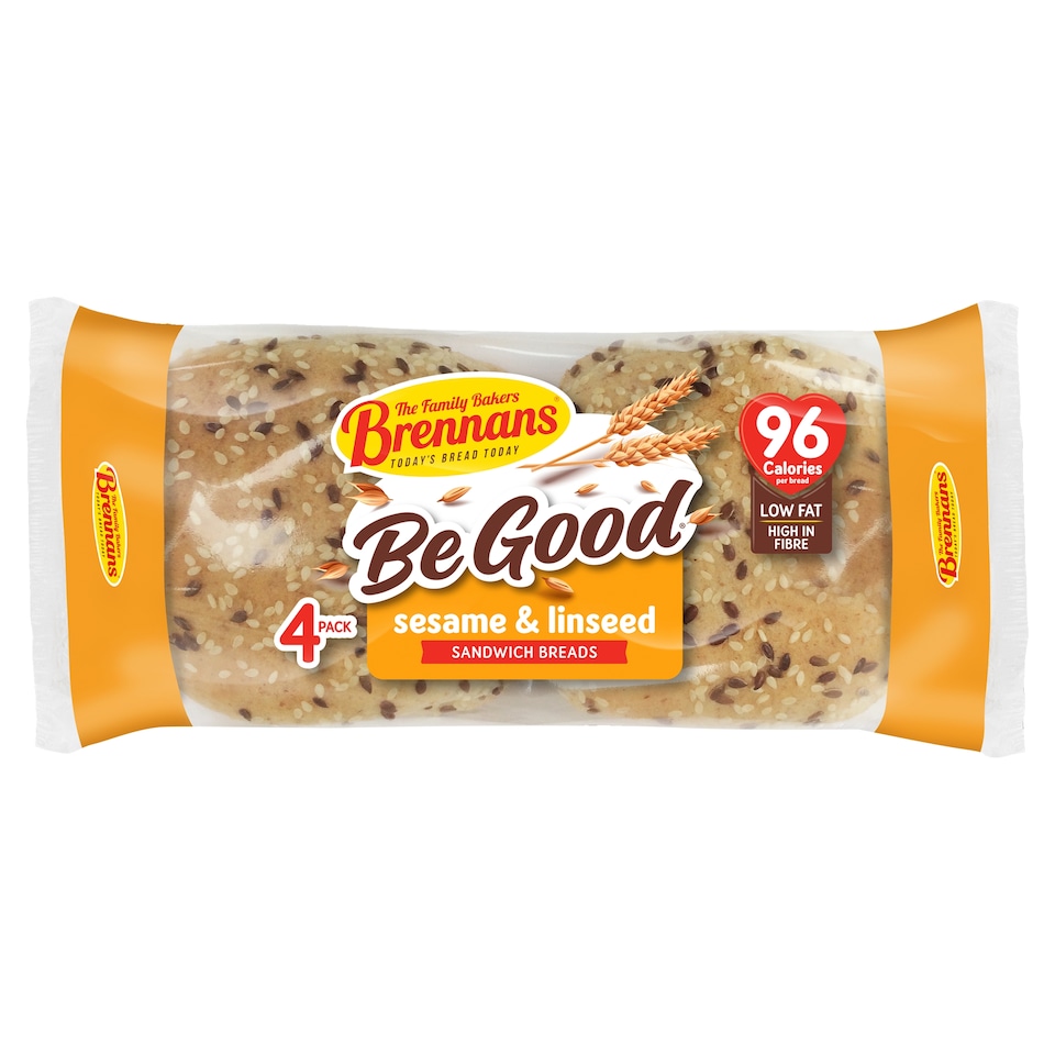 Brennans Sesame & Linseed Sandwich Bread Rolls 160g