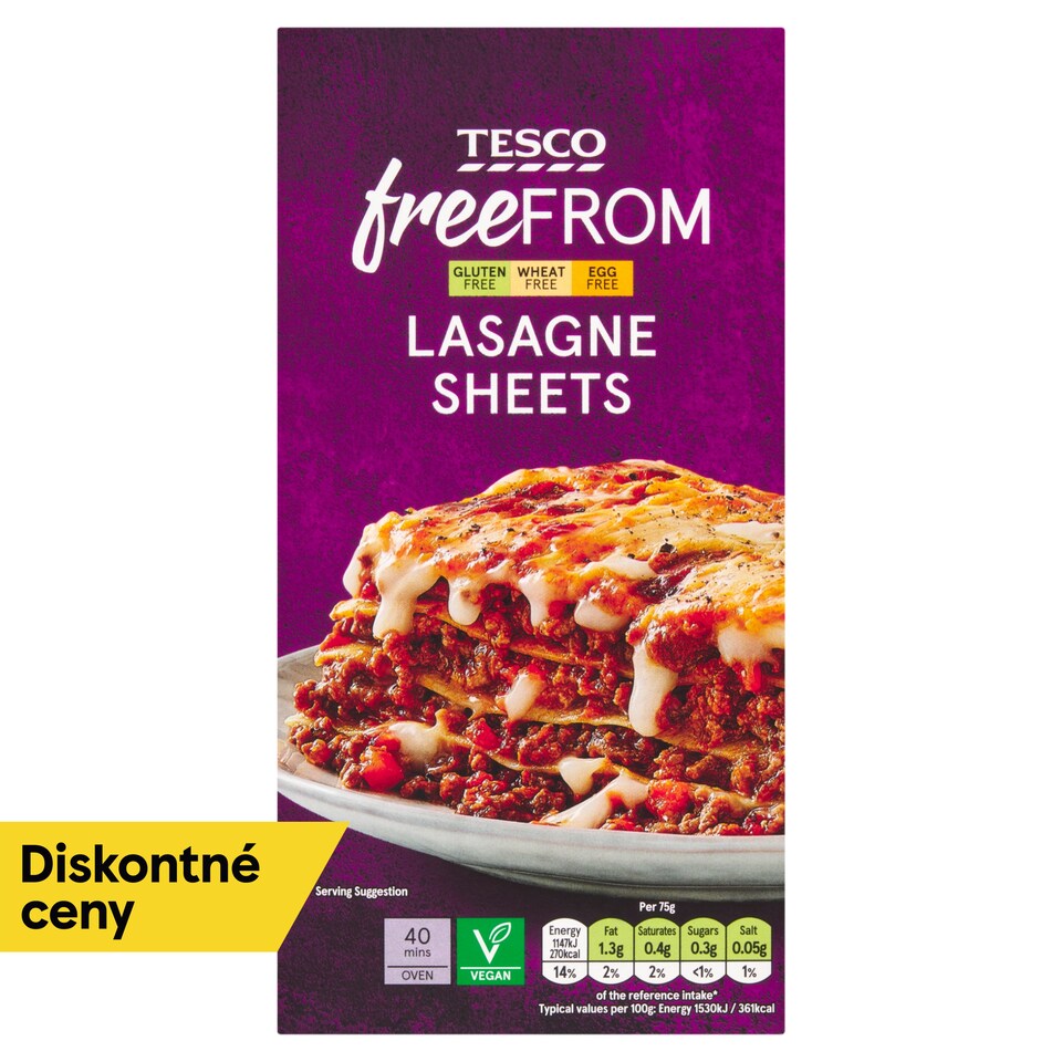 Tesco Free From Lasagne Sheets 250 g
