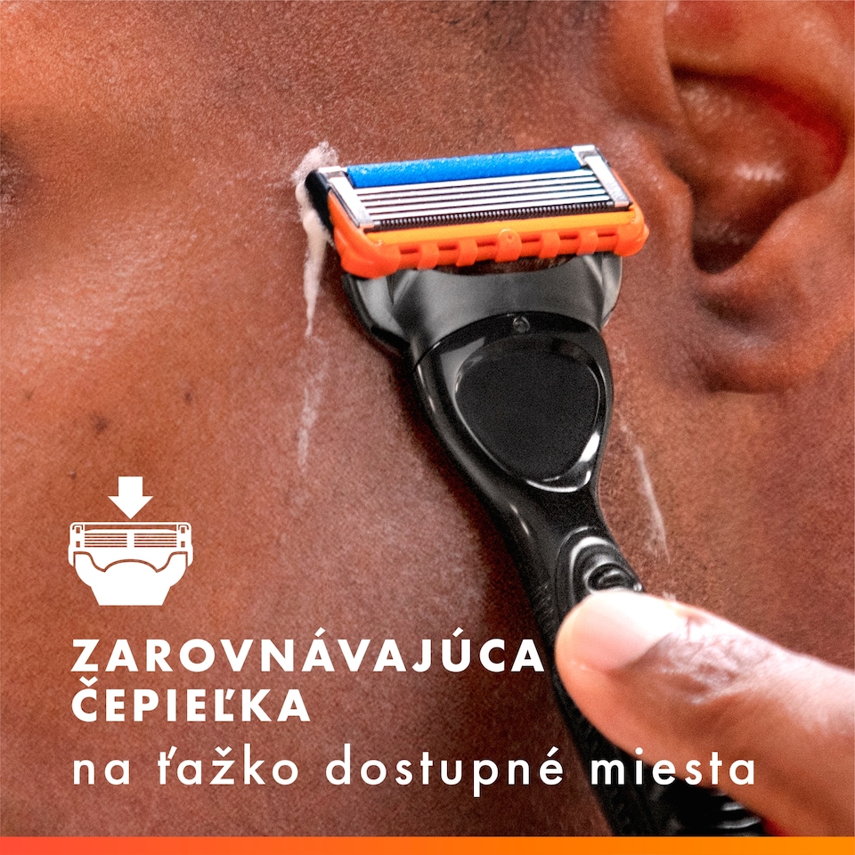 obrázok 1 z Gillette Fusion5 Náhradné Holiace Hlavice pre Batériový Holiaci, Väčší Lubrikačný Pásik