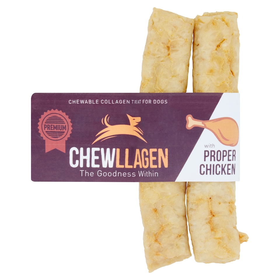 Chewllagen Chicken Medium Roll 2pk 25g