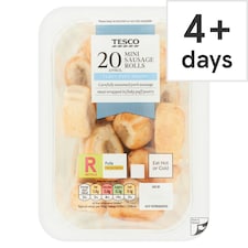 Tesco Mini Sausage Rolls 20 Pack 220g