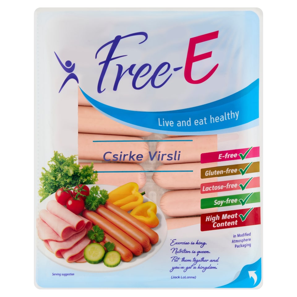 Free-E csirke virsli 250 g