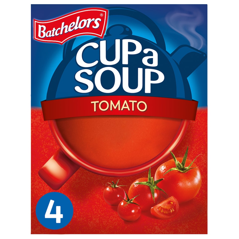 image 1 of Batchelors Cup A Soup Tomato 4 Pack 93G