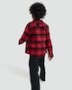 image 3 of F&F Boys Pure Cotton Check Print Pocket Front Shirt in Red