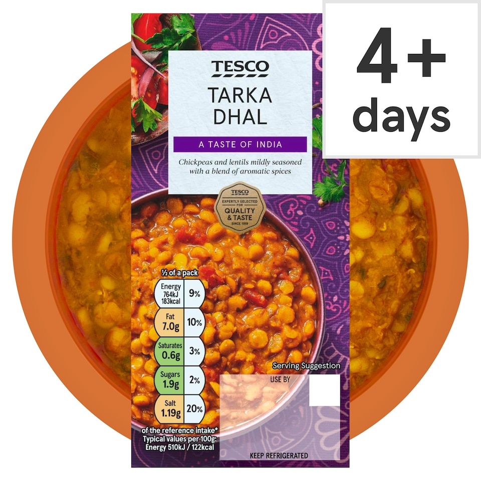 Tesco Indian Tarka Dahl 300G
