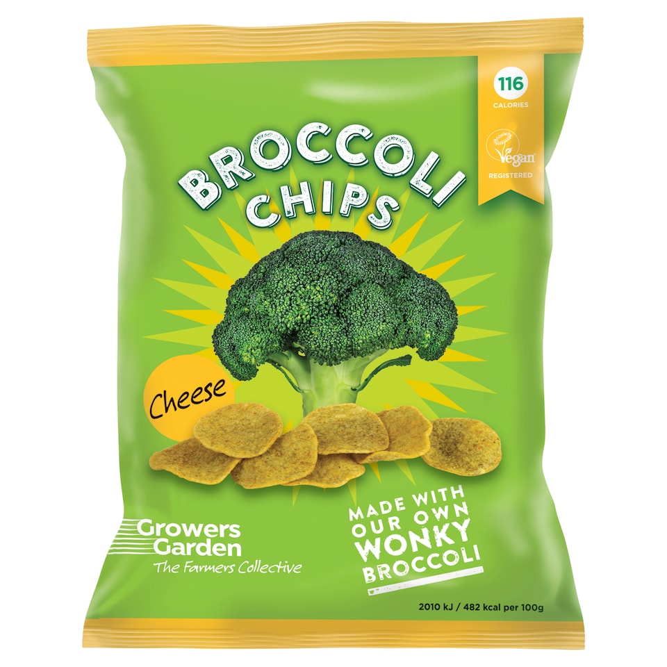 Growers Garden Broccoli Chips Cheese 24g