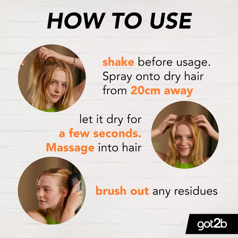 image 1 of Schwarzkopf Got2b Fresh It Up Texture Dry Shampoo 200Ml