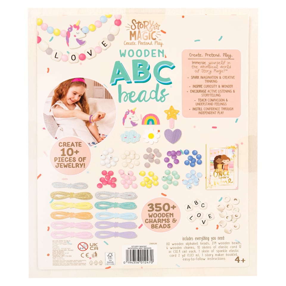 image 1 of Story Magic ABC Wooden Beads