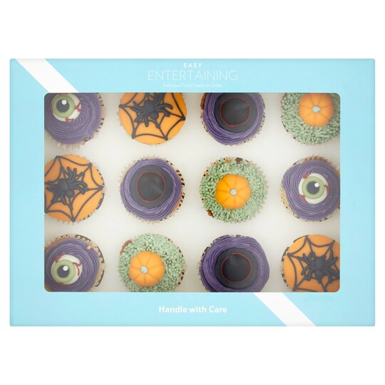 E/Entrning 12 Halloween Cupcakes Tesco Groceries